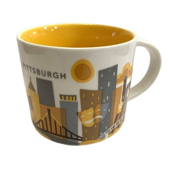 Starbucks Pittsburgh Cup Mug You Are Here Collection Pennsylvania 2016 - Picture 2 of 9